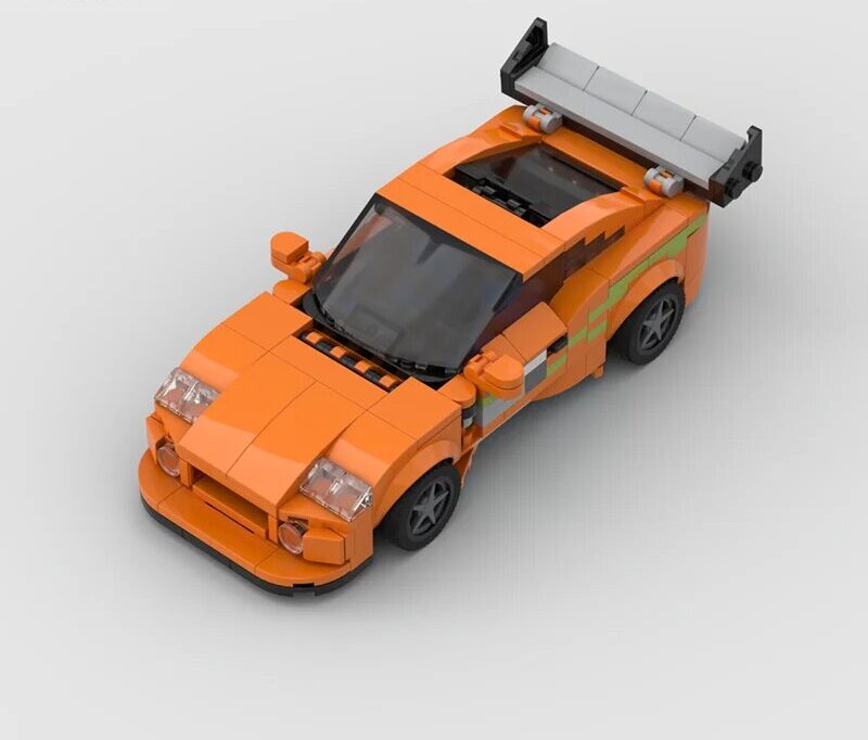 Fast & Furious Supra MK4 370PCS LEGO Scale Model - D’s Garage