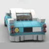 307PCS 1960s Cadillac MOC Speed Champion DIY Lego Brick Model - Image 5