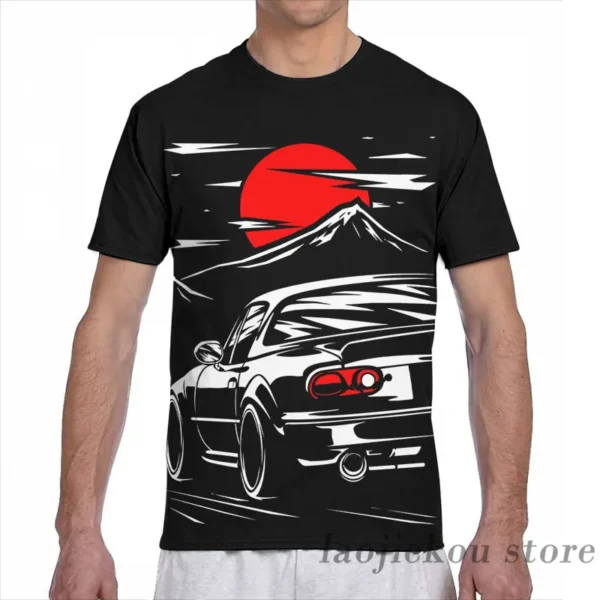 Mazda MX-5 Miata NA/NB Mt. Fuji Rising Sun T-shirt