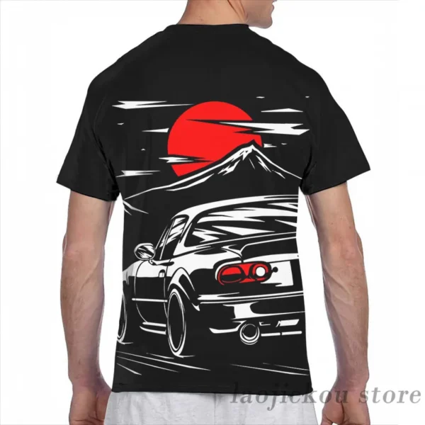 Mazda MX-5 Miata NA/NB Mt. Fuji Rising Sun T-shirt - Image 2