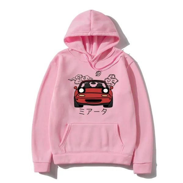 Anime Style JDM Mazda Miata MX5 Roadster NA Hoodie - Image 2