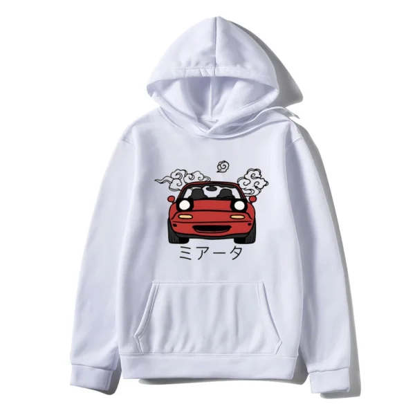 Anime Style JDM Mazda Miata MX5 Roadster NA Hoodie - Image 3