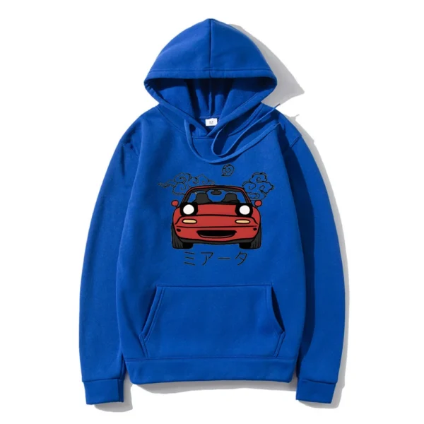 Anime Style JDM Mazda Miata MX5 Roadster NA Hoodie - Image 9