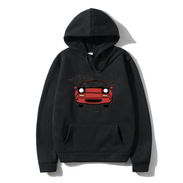 Anime Style JDM Mazda Miata MX5 Roadster NA Hoodie - Image 10