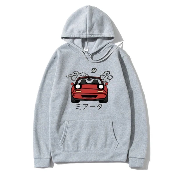 Anime Style JDM Mazda Miata MX5 Roadster NA Hoodie - Image 5