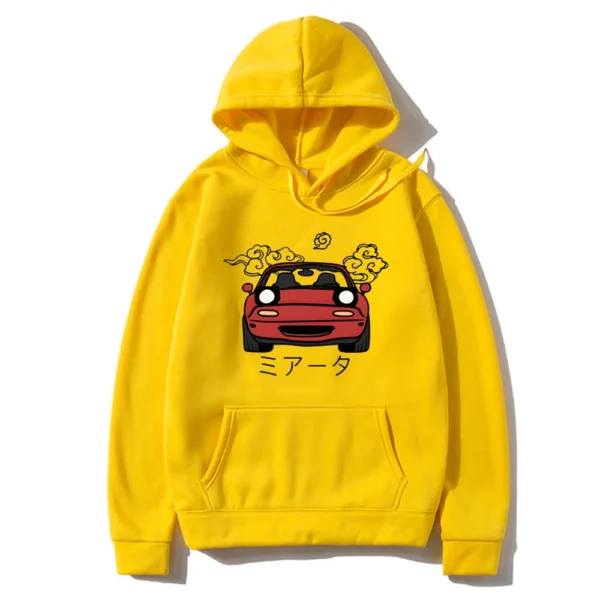 Anime Style JDM Mazda Miata MX5 Roadster NA Hoodie - Image 6