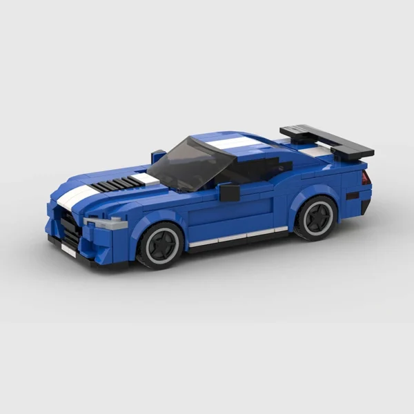 300+ Pcs Ford Mustang GT500 Building Blocks Set - Image 4