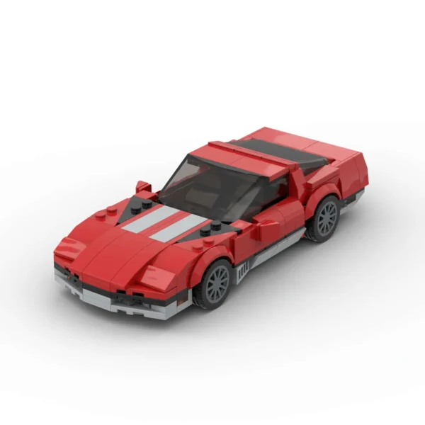 284 Pcs Chevrolet Corvette C4 ZR1 Building Block Set - Image 9