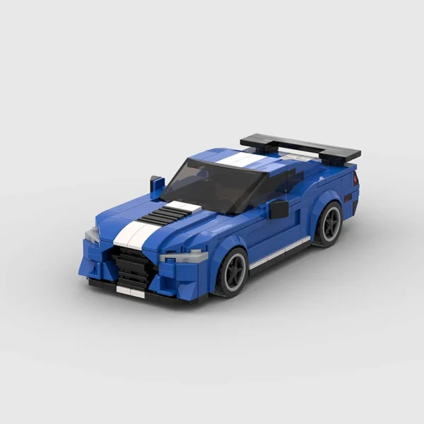 300+ Pcs Ford Mustang GT500 Building Blocks Set - Image 2