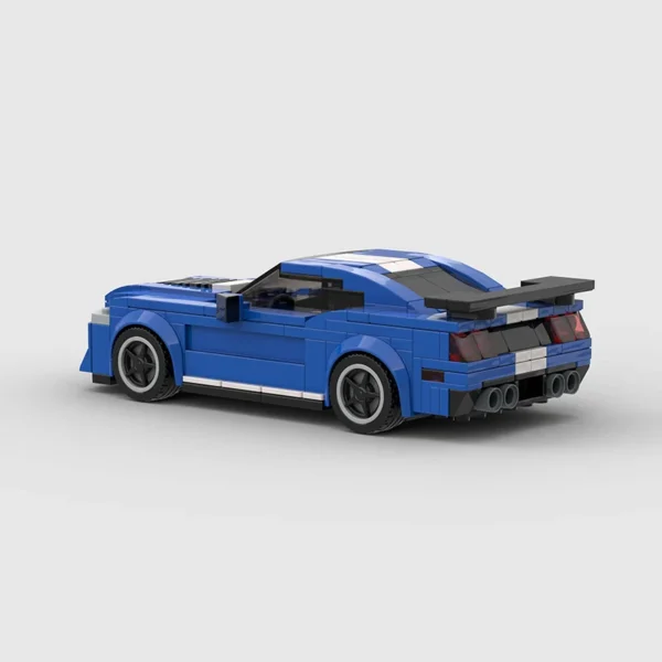 300+ Pcs Ford Mustang GT500 Building Blocks Set - Image 5