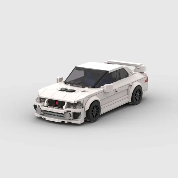 336 Pcs MOC Mitsubishi Lancer Evolution 6 Tommi Makinen Edition Building Block Set