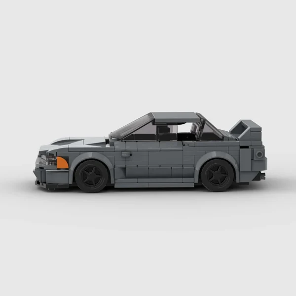 322 Pcs Grey MOC R32 Nissan Skyline GTR Building Block Set - Image 3