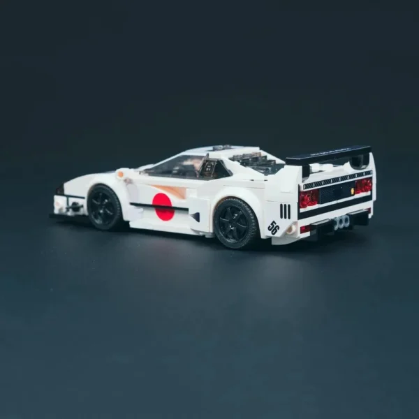 351PCS Liberty Walk Ferrari F40 Building Blocks Model Set - Image 4