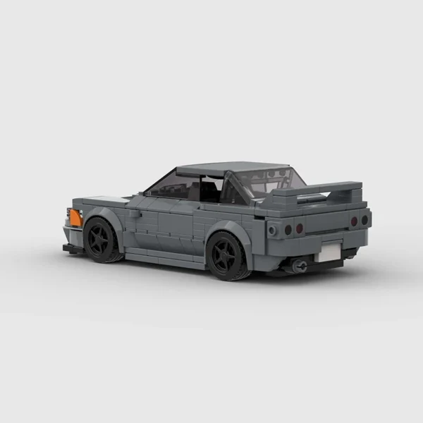 322 Pcs Grey MOC R32 Nissan Skyline GTR Building Block Set - Image 4