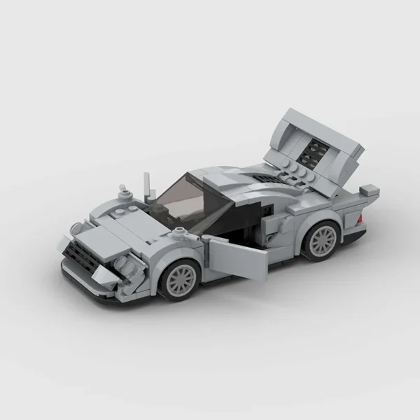 284 Pcs Mercedes AMG CLK GTR V2 Building Block Model Set - Image 3