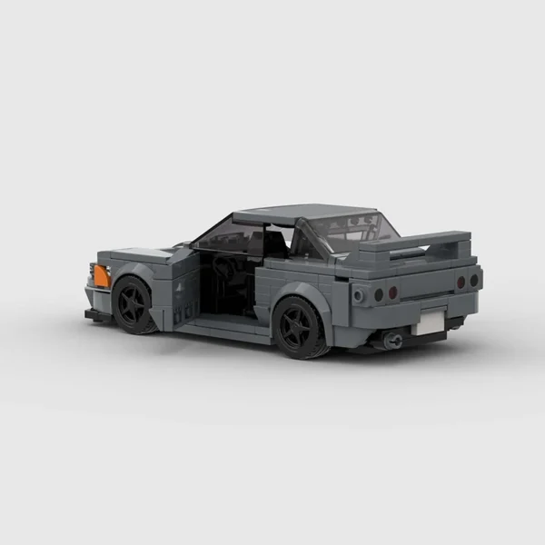 322 Pcs Grey MOC R32 Nissan Skyline GTR Building Block Set - Image 5