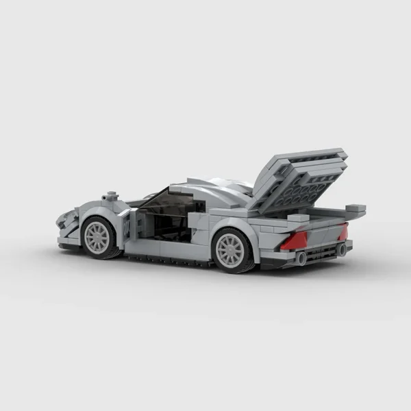 284 Pcs Mercedes AMG CLK GTR V2 Building Block Model Set - Image 5