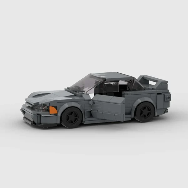 322 Pcs Grey MOC R32 Nissan Skyline GTR Building Block Set - Image 6