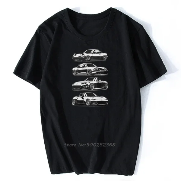 Mazda Miata Mx-5 Roadster Generations T-Shirt