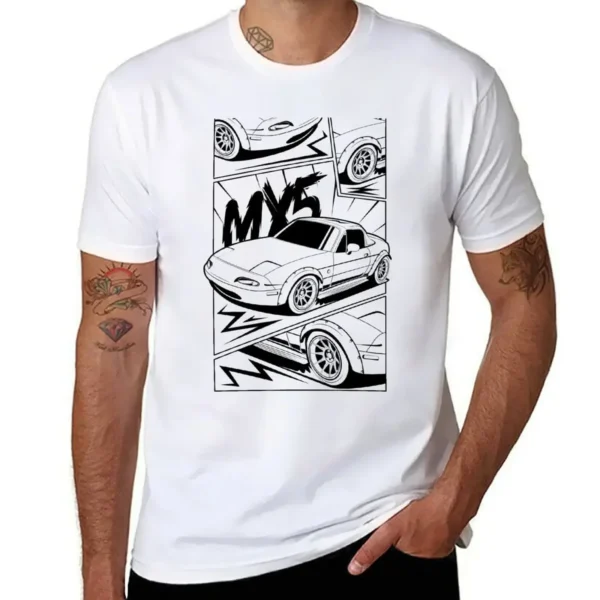 Mazda Miata Mx-5 Roadster Manga T-Shirt