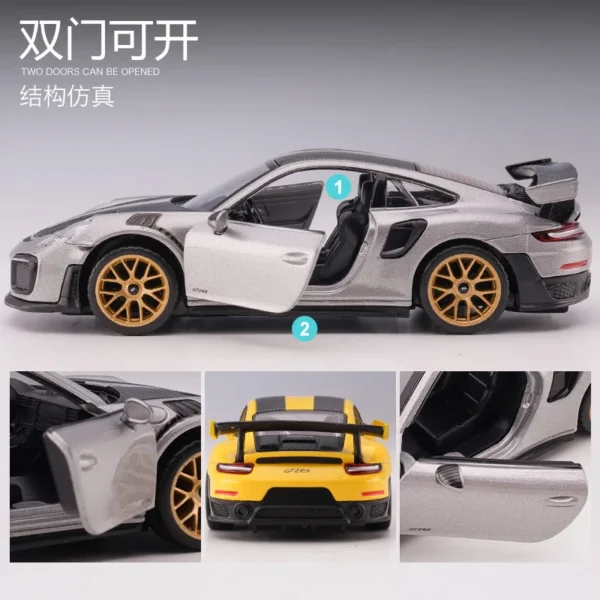 1/32 Porsche 911 GT3 RS Diecast Model Car - Image 11