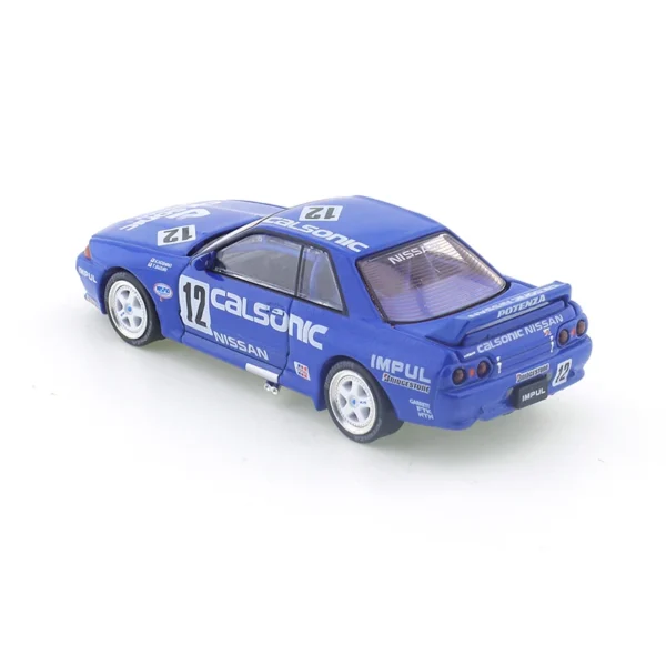 XCARTOYS Pop Race 1/64 SKYLINE GT-R R32 CALSONIC Alloy Diecast Car Model - Image 2