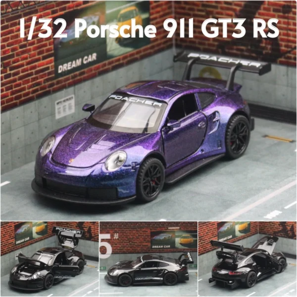 1/32 Porsche 911 GT3 RS Diecast Model Car