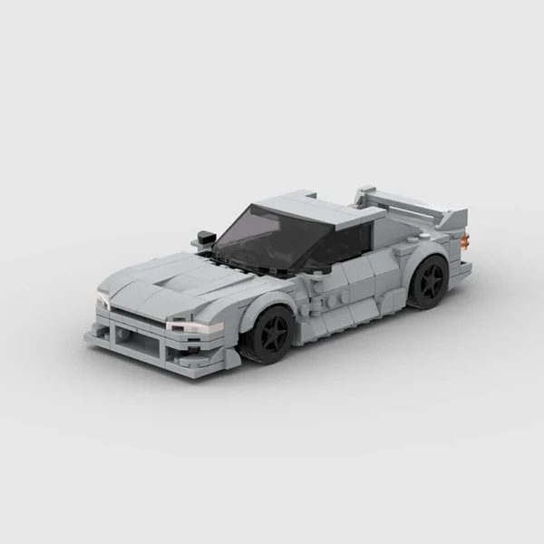 398 Pcs Nissan 240sx Silvia S14 Zenki Lego Style Building Block Set - Image 2