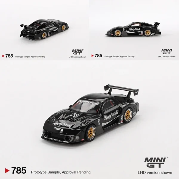 MINIGT 1/64 MAZDA RX-7 FD Liberty Walk Diecast Alloy Car Model