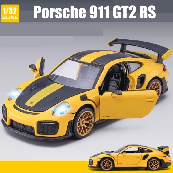 1/32 Porsche 911 GT3 RS Diecast Model Car - Image 8