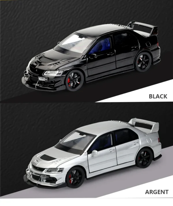 1/32 Mitsubishi Lancer Evolution 9 Alloy Diecast Car Model - Image 8