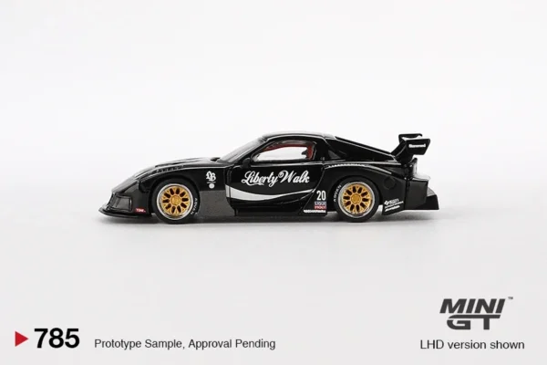 MINIGT 1/64 MAZDA RX-7 FD Liberty Walk Diecast Alloy Car Model - Image 4