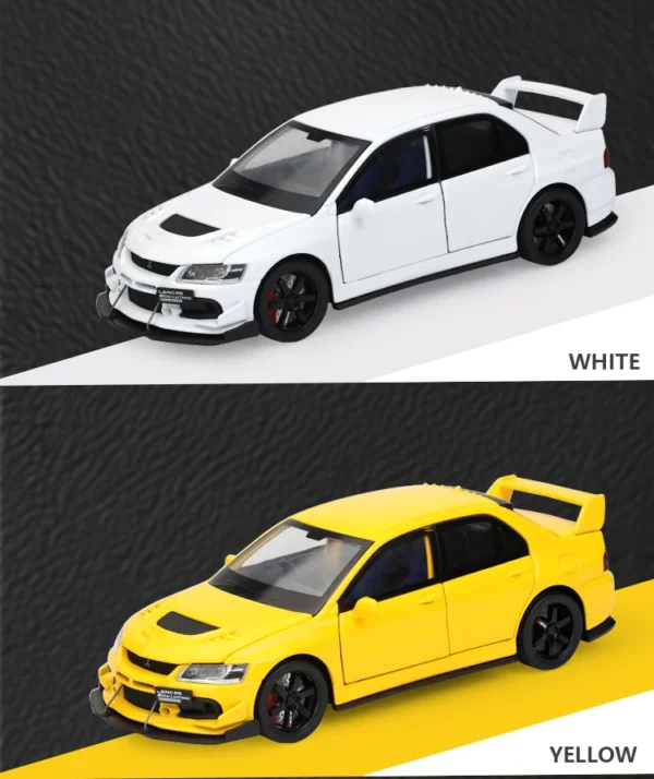 1/32 Mitsubishi Lancer Evolution 9 Alloy Diecast Car Model - Image 7