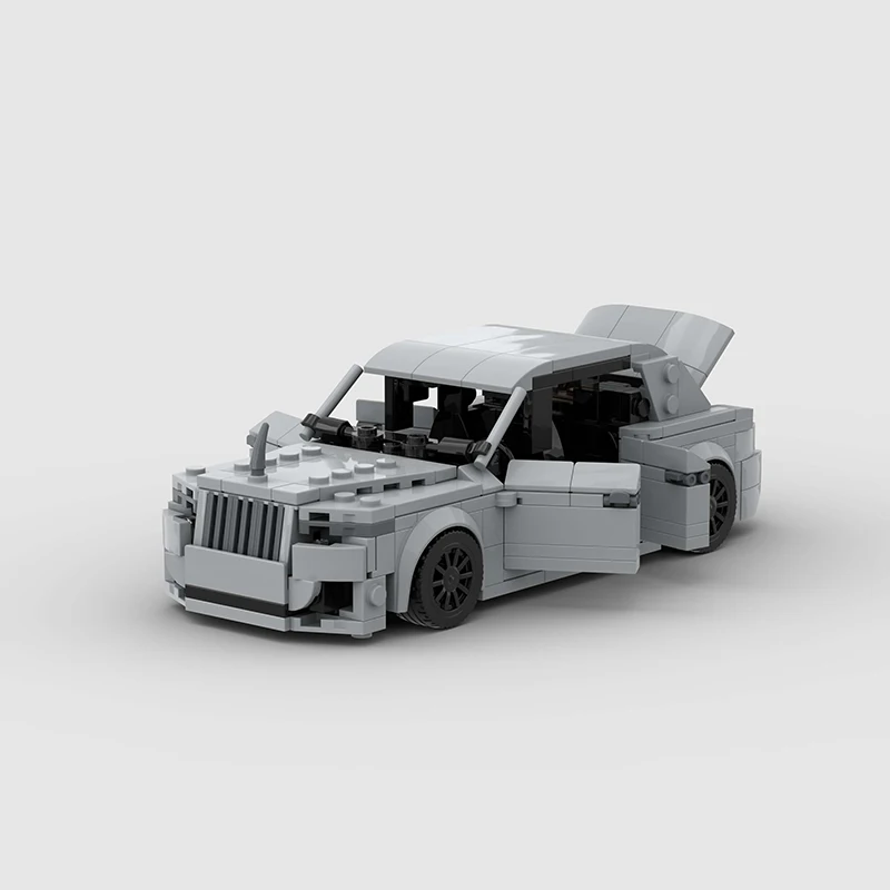 250+ Pcs Rolls Royce Phantom DIY Building Block Set - Image 4