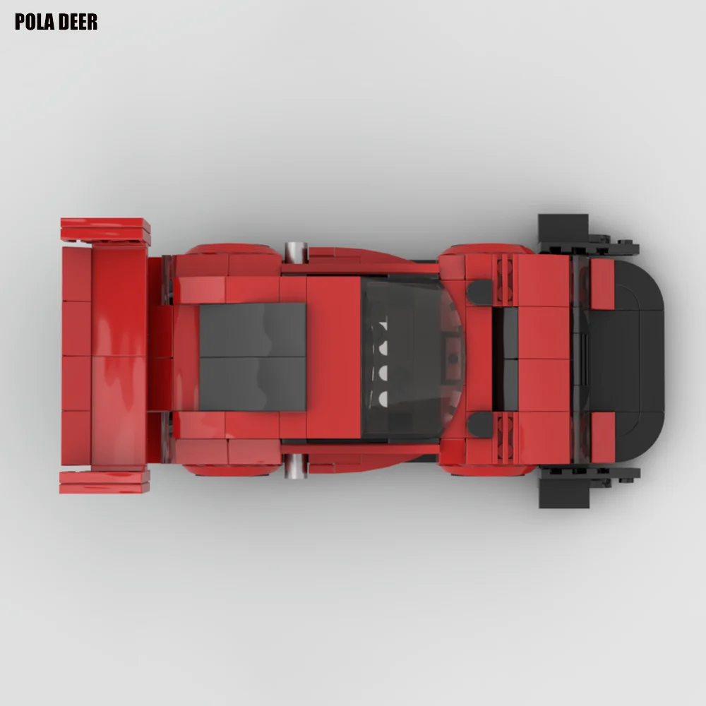 267 Pcs Escudo Pikes Peak Hill Climb Group B Rally Race Car DIY Building Block Set - Image 2