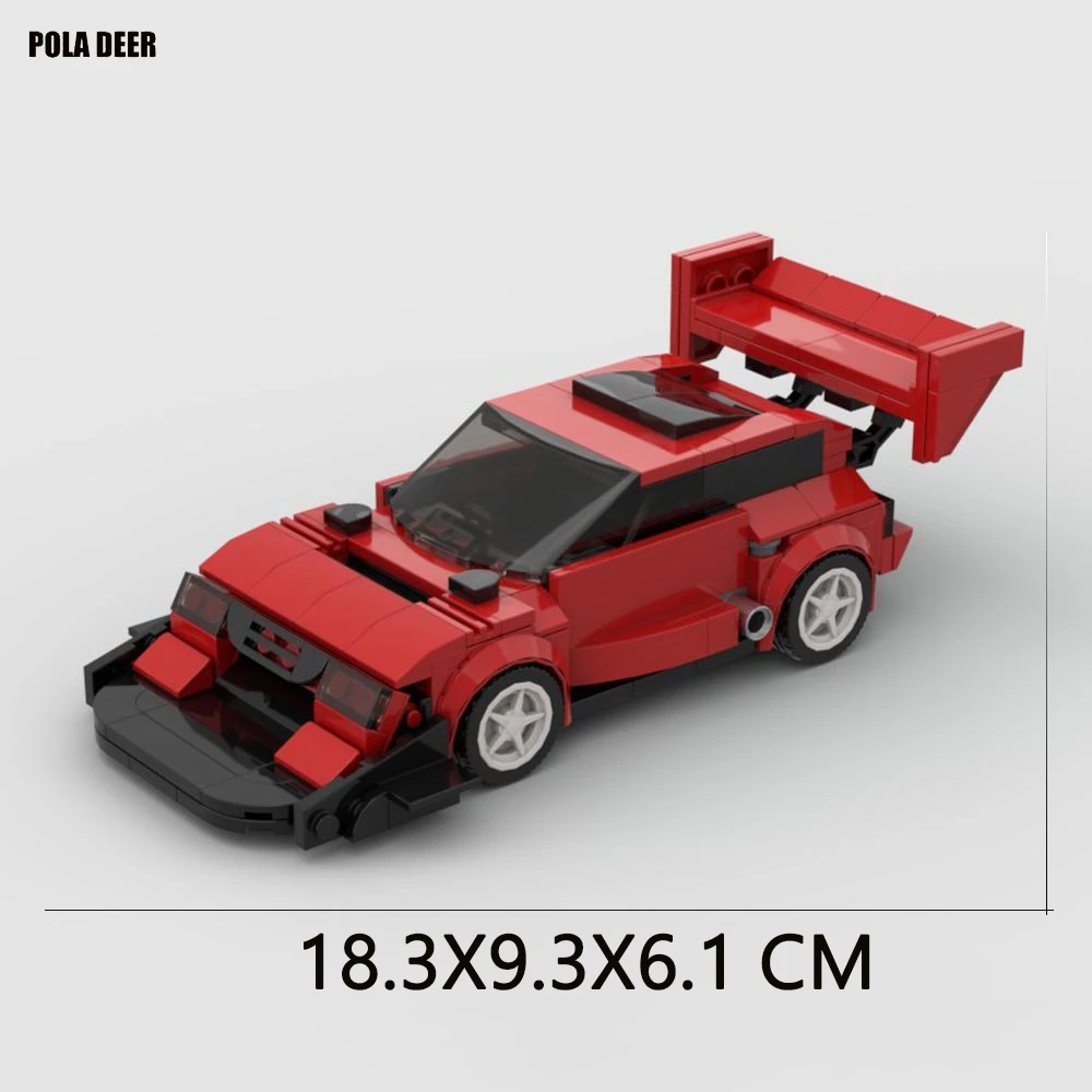267 Pcs Escudo Pikes Peak Hill Climb Group B Rally Race Car DIY Building Block Set