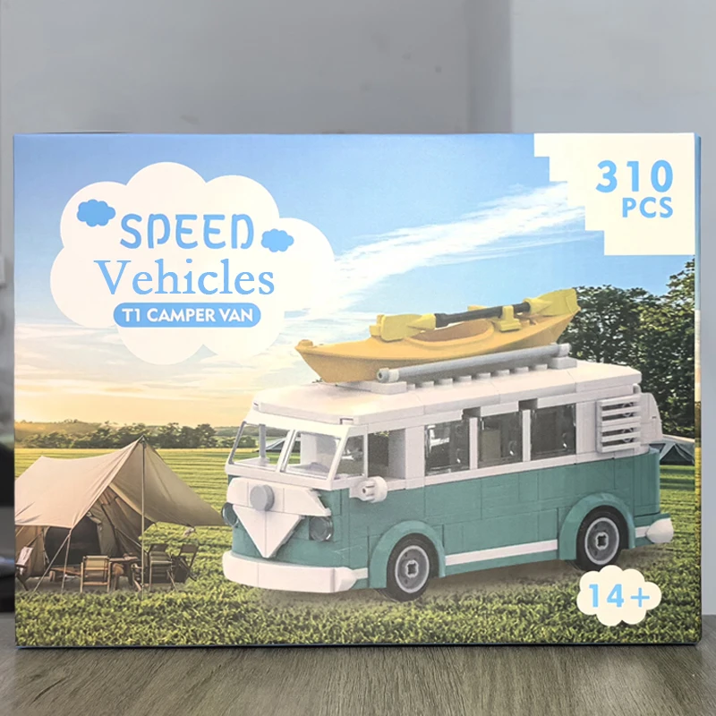 310 Pcs VW T1 Camper Van Building Block Set - Image 2