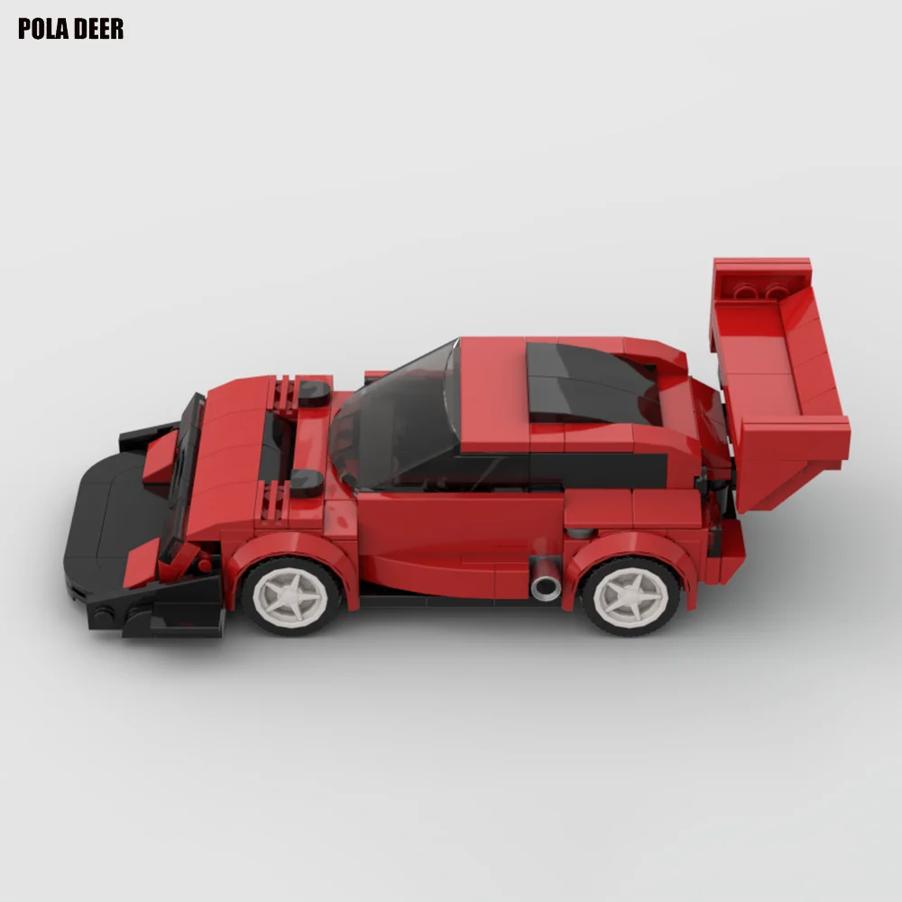 267 Pcs Escudo Pikes Peak Hill Climb Group B Rally Race Car DIY Building Block Set - Image 4