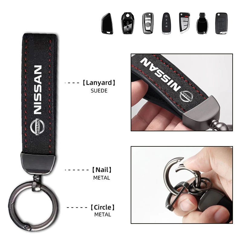 Nissan Branded Aluminum Valve Stem Caps & Keychain Combo Set - Image 5