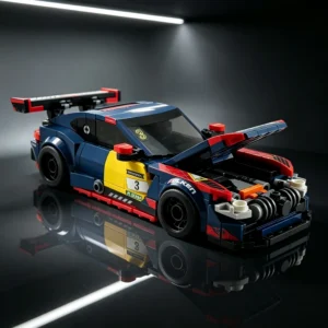 2026 Nürburgring AMG GTR NL2 Racing Car Lego Style Building Block Set
