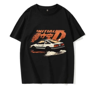 Initial D AE86 Drift T-Shirt - Japanese Anime Graphic Tee