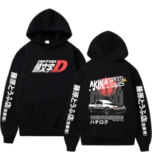 Initial D Fujiwara Tofu Shop AE86 Hoodie - Akina Speed Stars