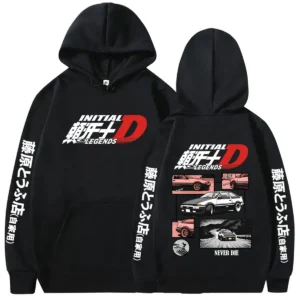 Initial D Legends AE86 Hoodie - Never Die